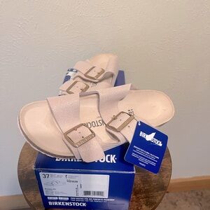 Women’s Rose gold Birkenstocks